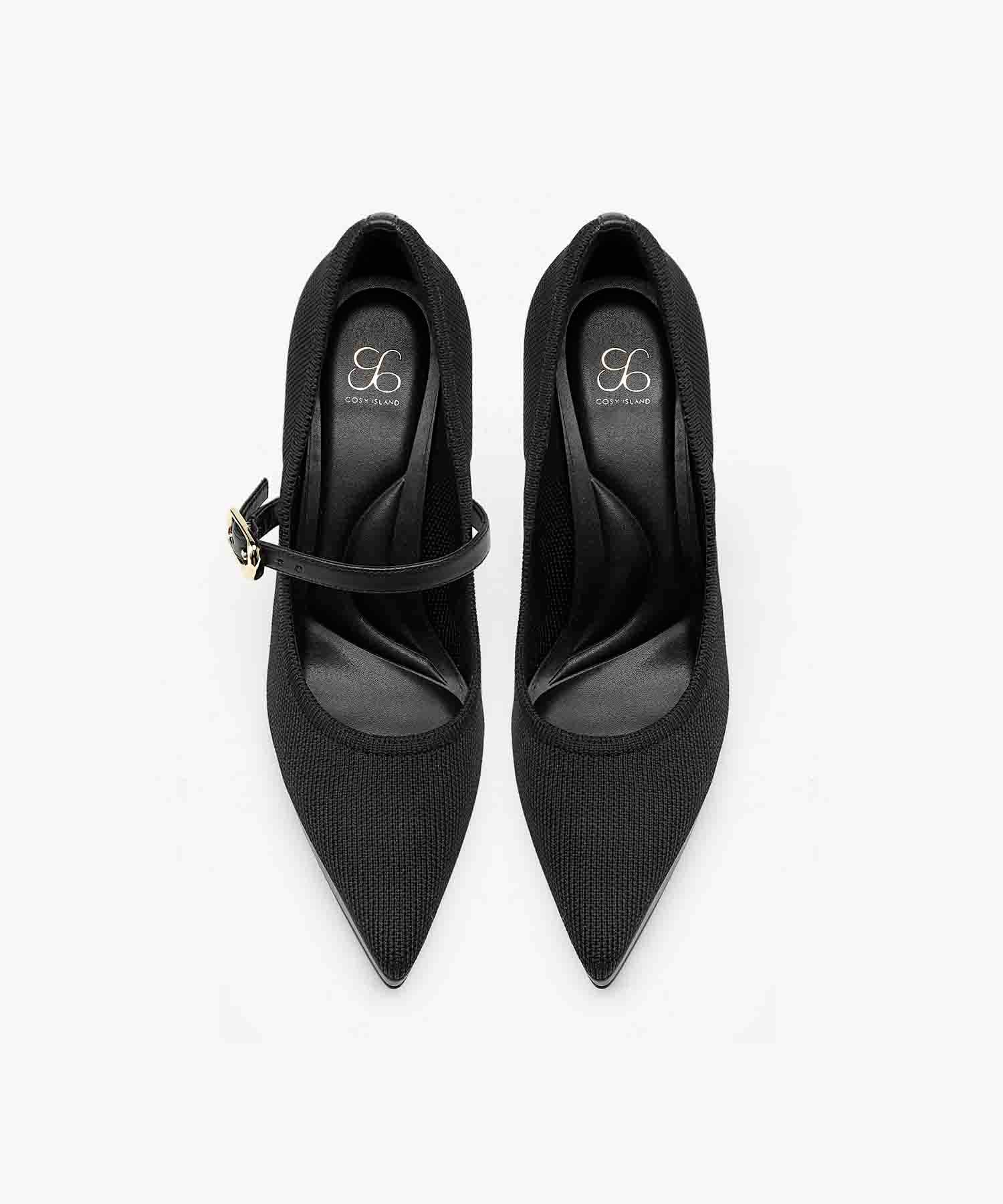 StyleFlex Pointed Toe Heeled Platform Pump - Image 16