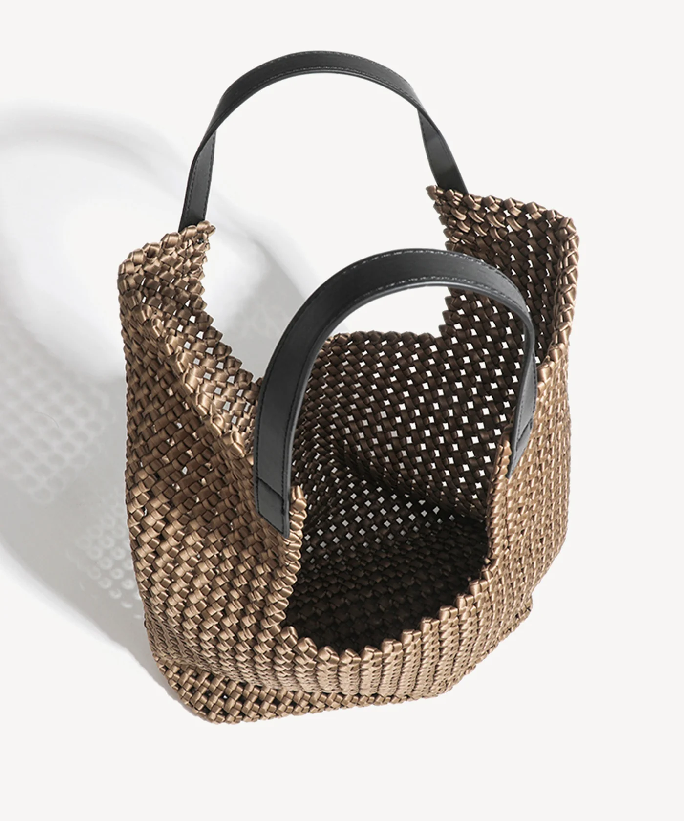 2 PCs Set Woven Large Handle Bag - Image 4