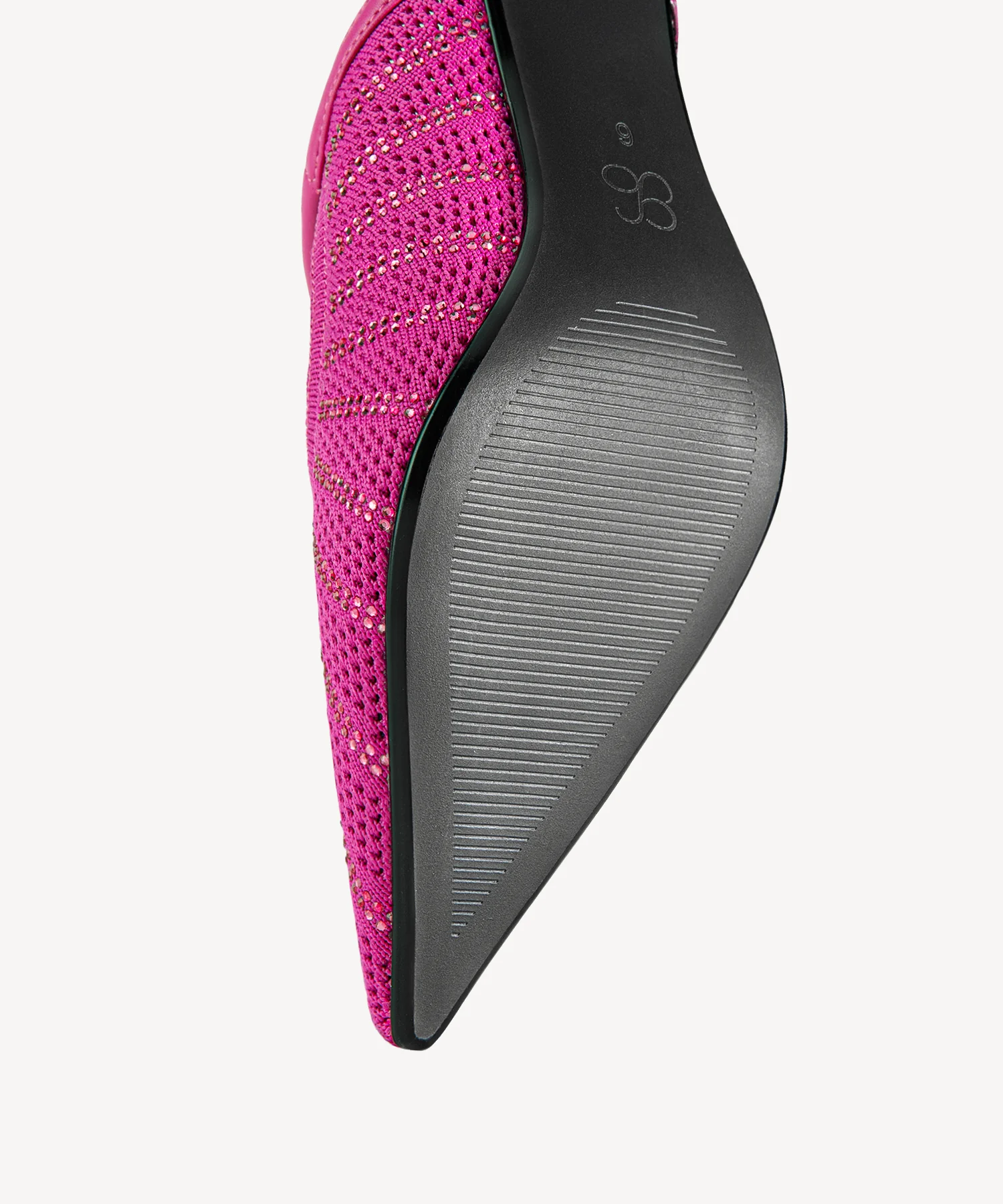 Twinkling Knit Pointed Toe Heeled Mule - Image 18