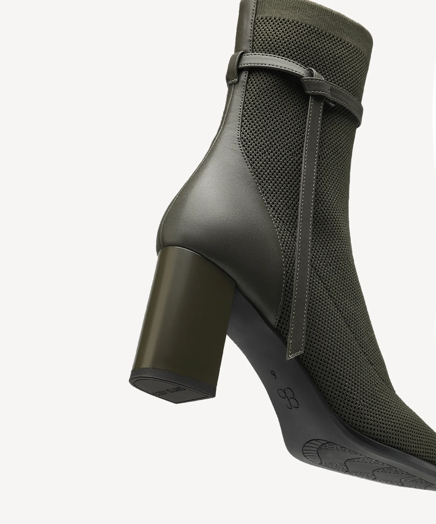 AmberGlow Square Toe Heeled Ankle Boot - Image 15