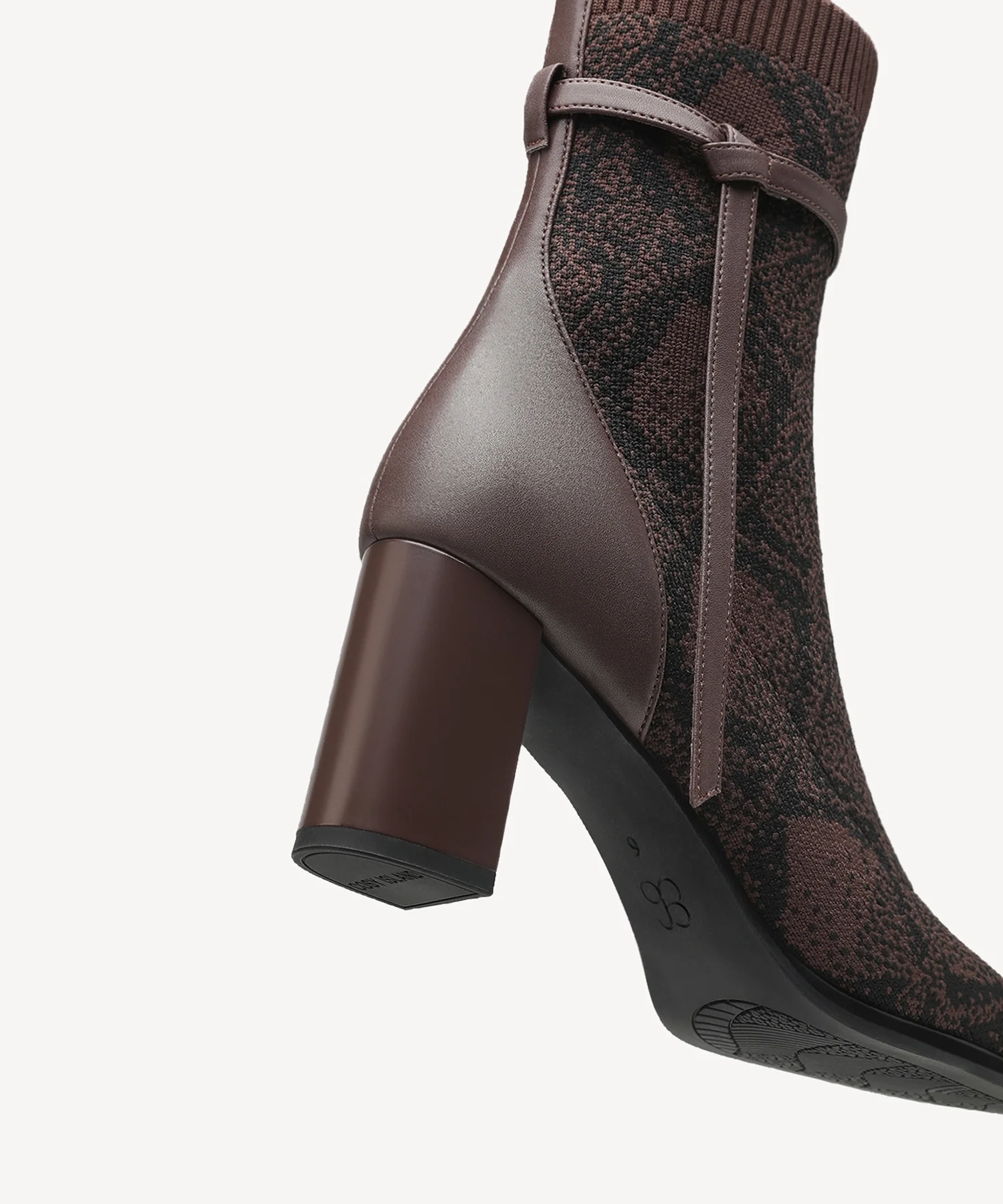 AmberGlow Square Toe Heeled Ankle Boot - Image 26